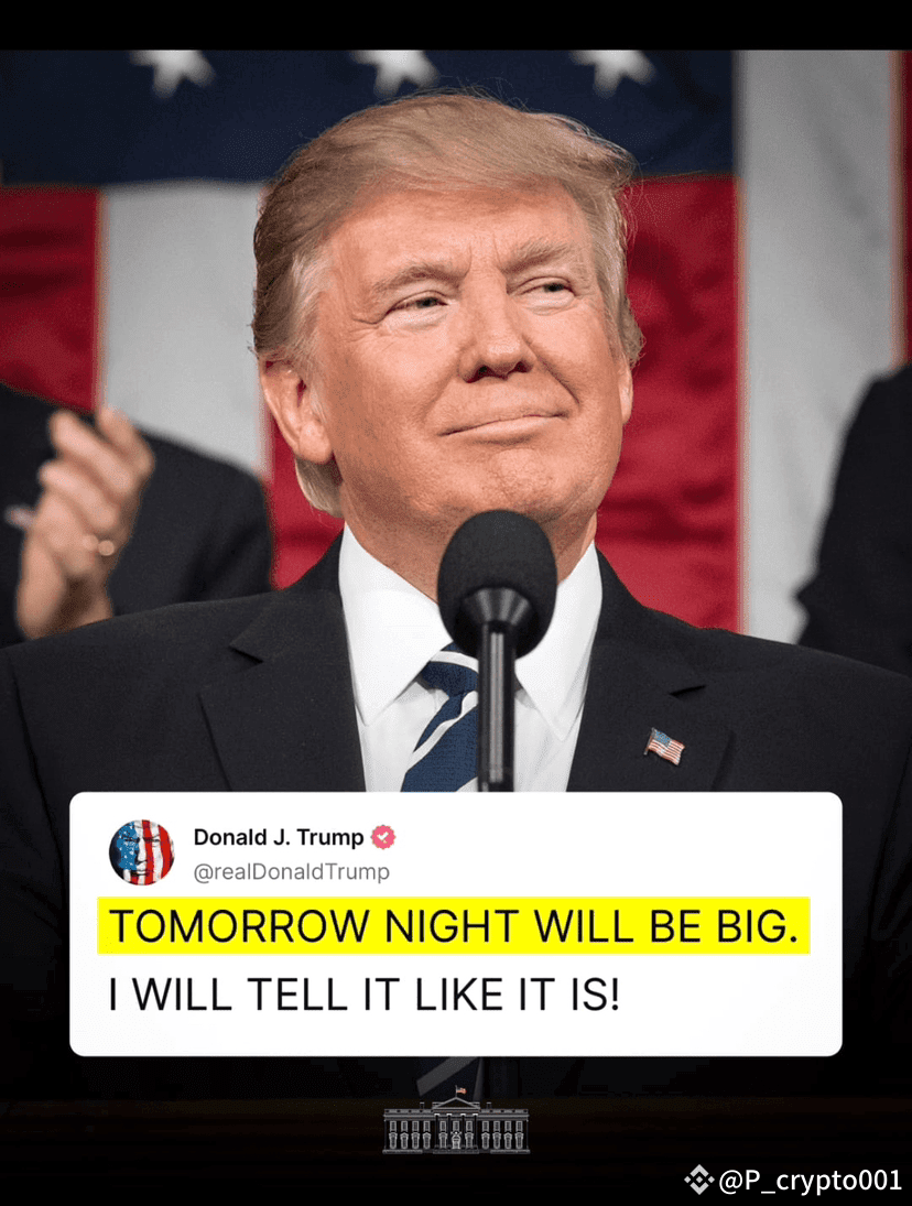 Trumps Speech Today Uscryptoreserve P Crypto001 On Binance Square