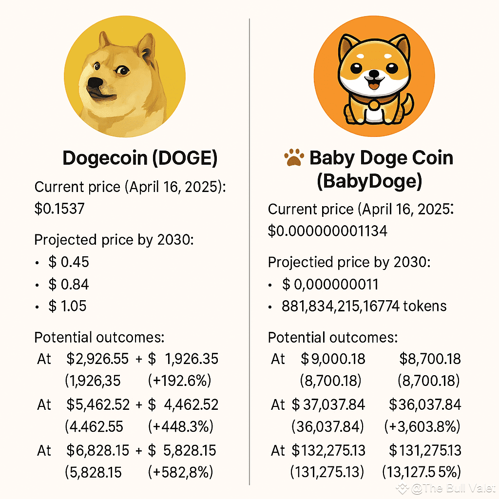 What If You Put $1,000 in $DOGE or $BabyDoge Today and | Dynasty 加密 ...