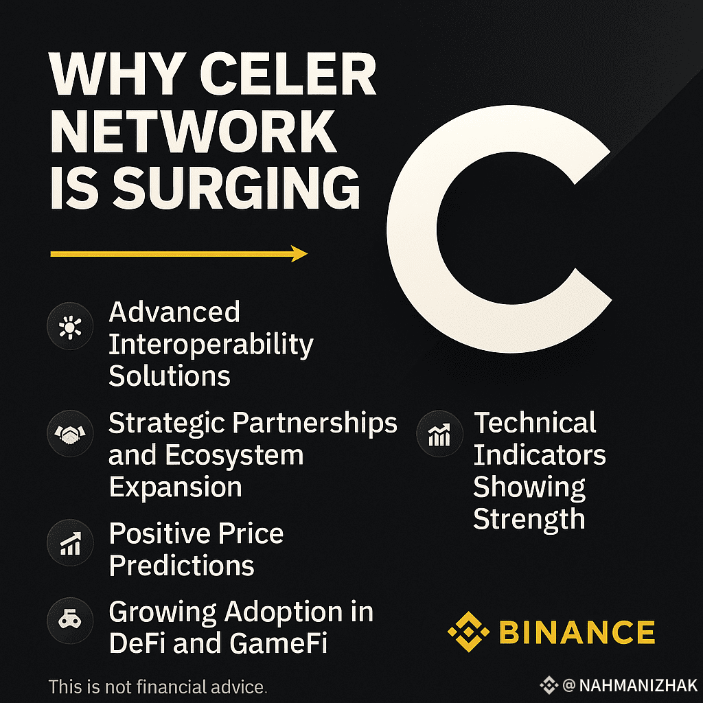 Why Celer Network (CELR) Is Gaining Momentum in 2025 Celer | NAHMANIZHAK  على Binance Square