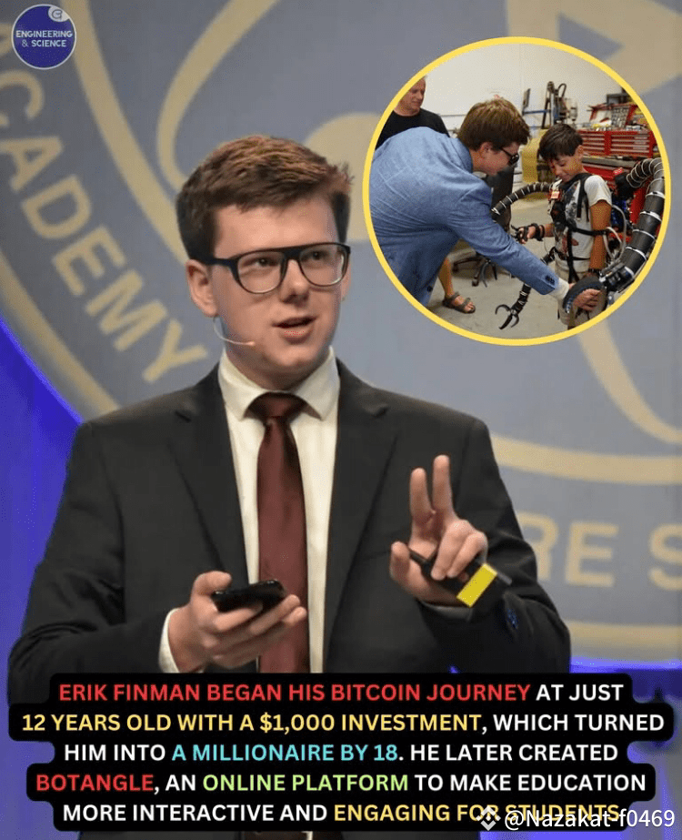 At 12 years old, Erik Finman invested $1,000, a gift from | Nazakat ...
