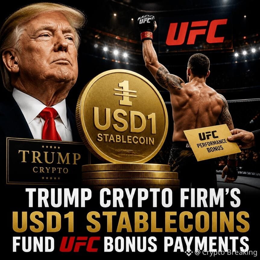 Trump Crypto Firm’s Usd1 Stablecoins Fund Ufc Bonus Payments