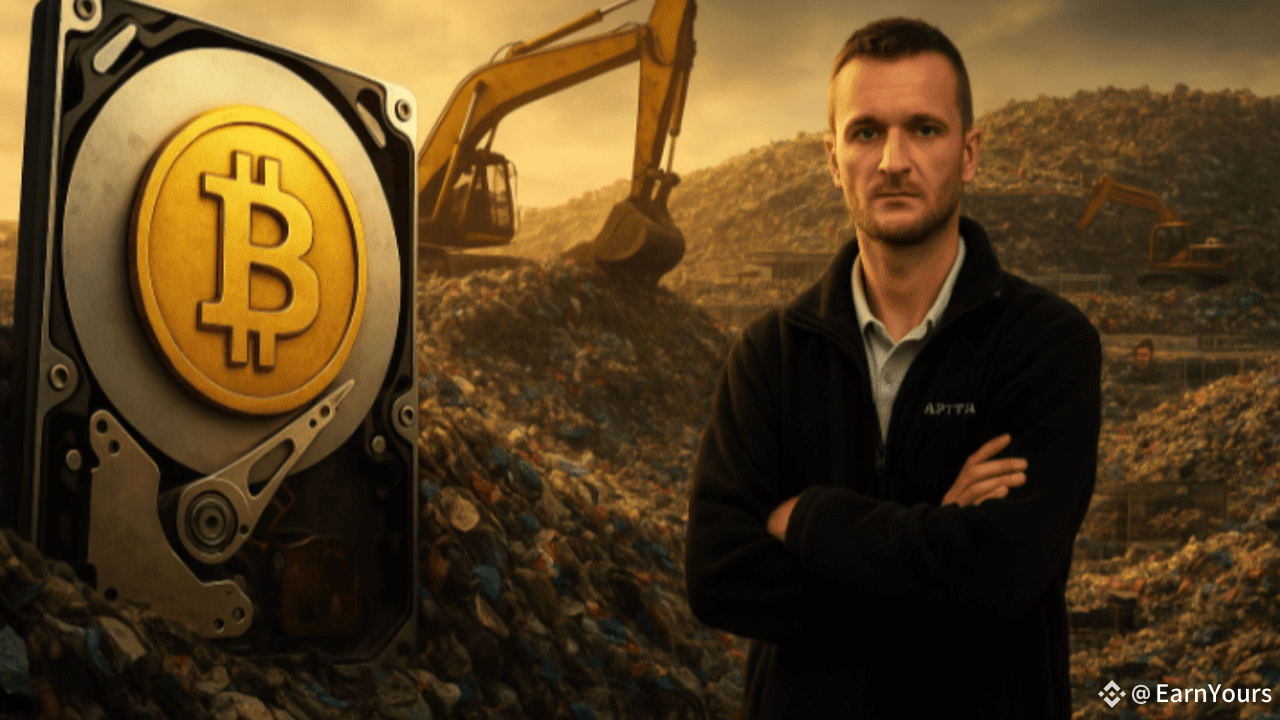The Man Who Threw Away a $950M Bitcoin Hard Drive Shocks the World with an  Update After 12 Years | Rely_ on Binance Square