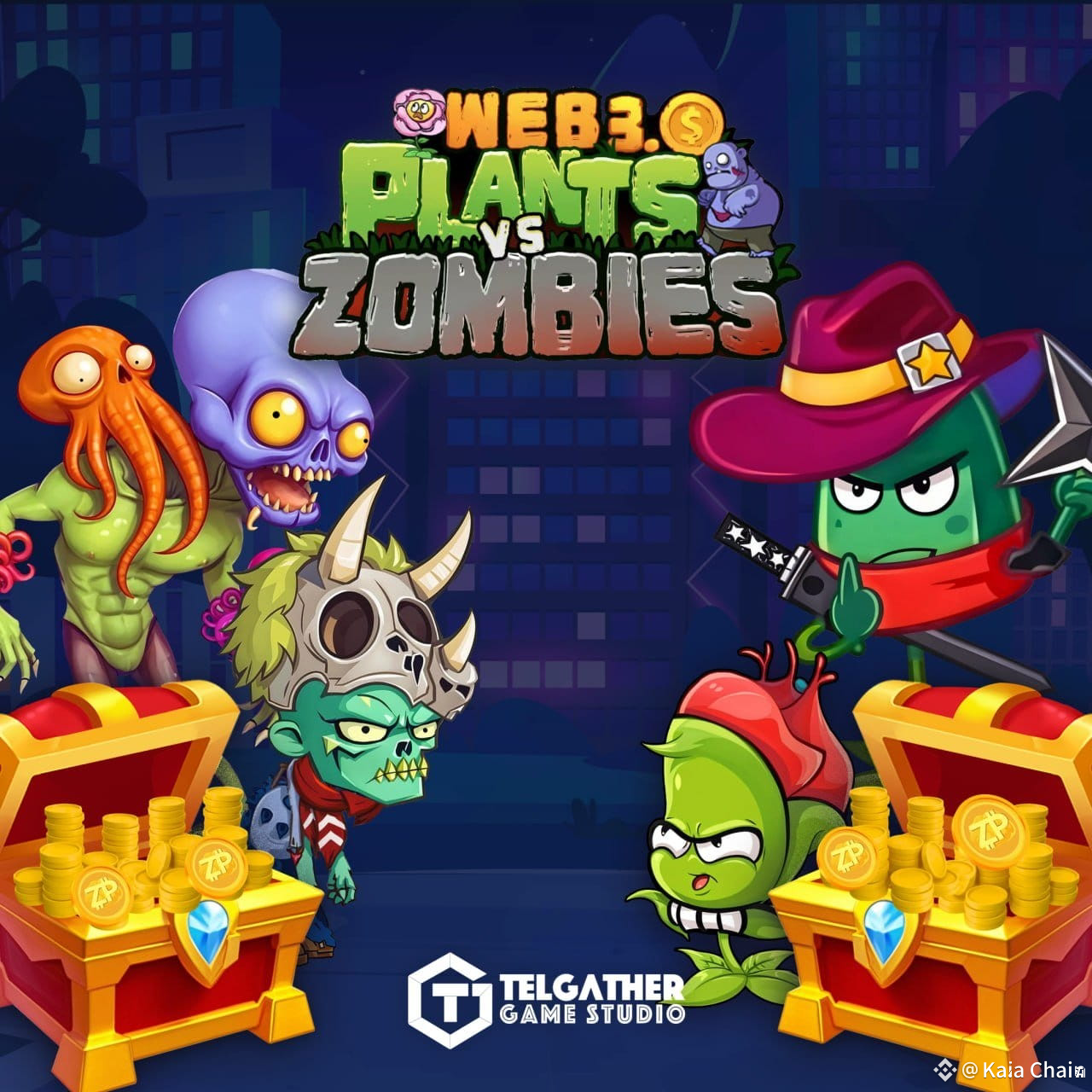 🎯 Web3 PvZ Spotlight ​ The viral tower defense game | Kaia Chain on  Binance Square