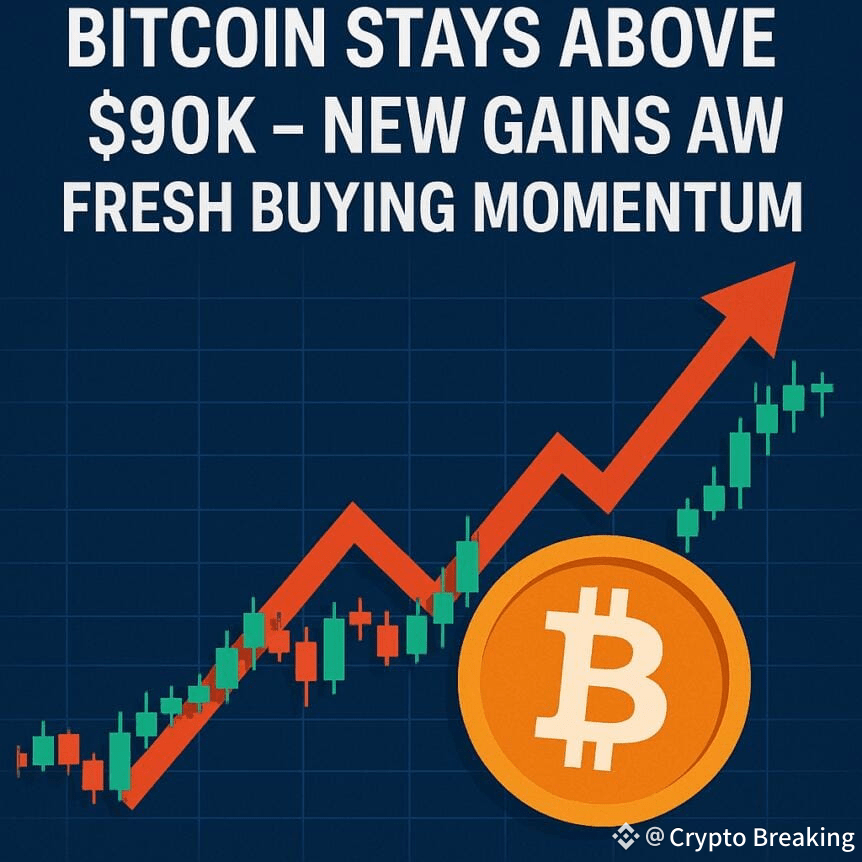 Bitcoin Stays Above $90k – New Gains Await Fresh Buying Momentum