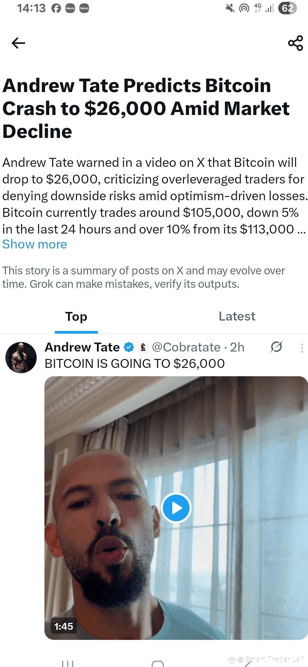 Latest #andrewtate News, Opinions and Feed Today | Binance Square