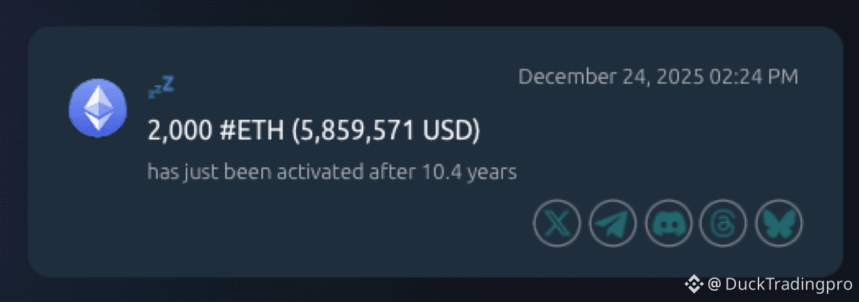 🚨 BREAKING NEWS: A 10-YEAR-DORMANT ETH WALLET HAS JUST | DuckTradingpro ...