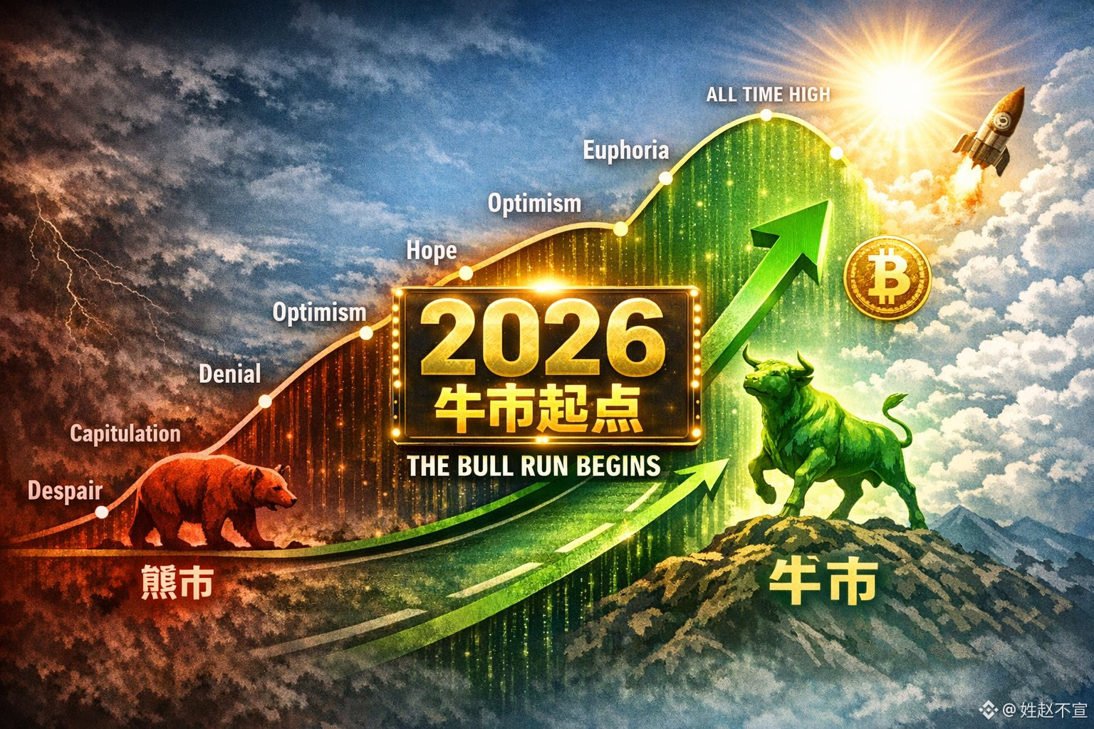 番人说@Payment_Talk 一个反直觉的判断： 2026，可能才是真正的牛市起点。 和一位资深交易员朋友一起| 姓赵不宣на Binance  Square