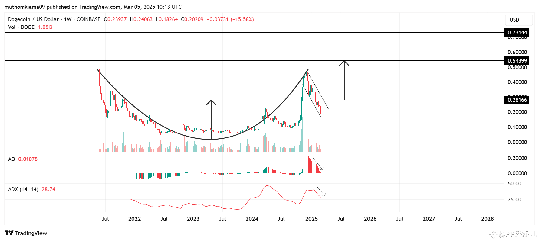 最新狗狗币价格分析——DOGE 会在2025 年创下历史新高吗？ | 潘妮发布于币安广场