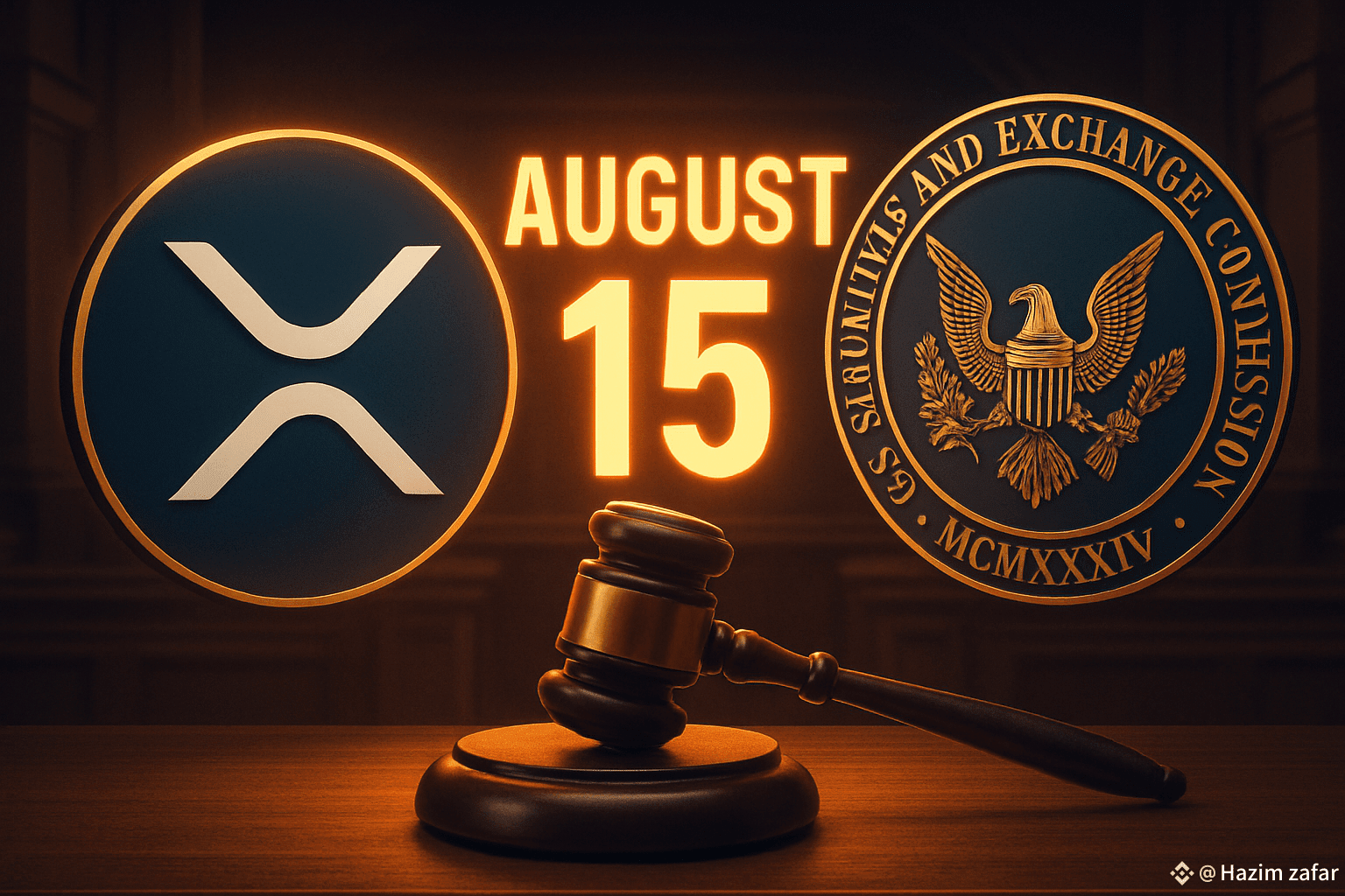 🧠 Ripple ($XRP ) vs SEC: Could August 15 Be the Final | Hazim zafar on  Binance Square