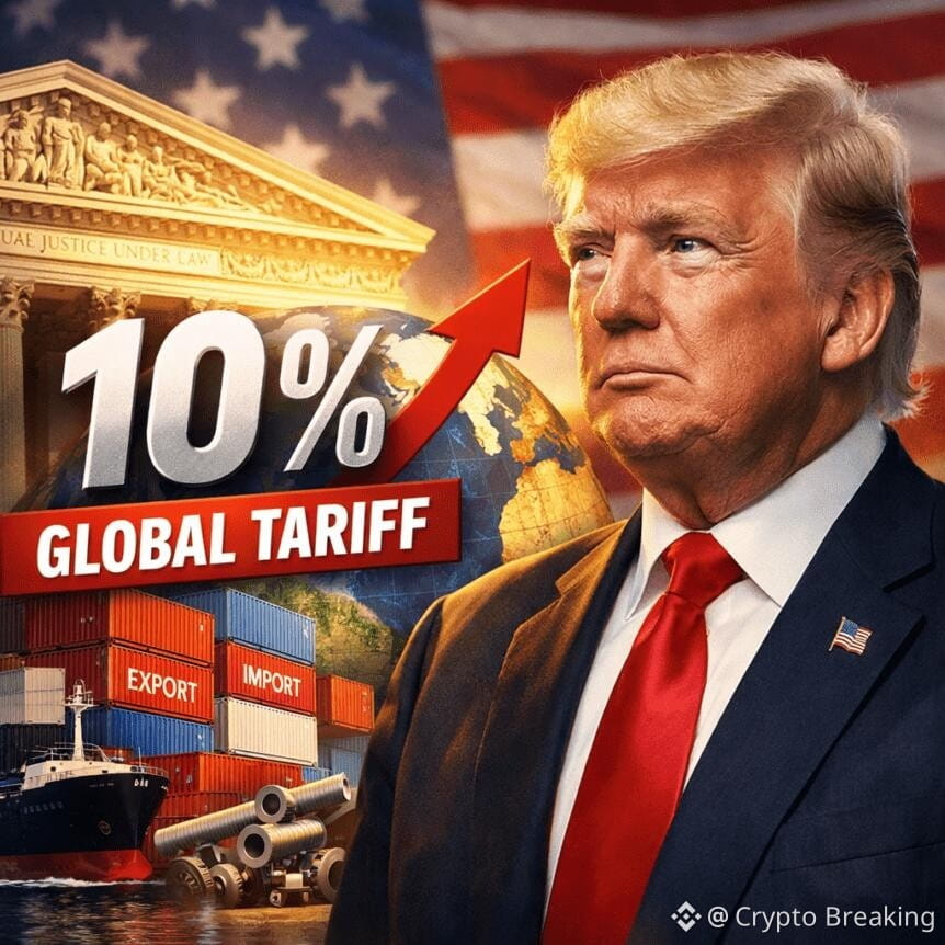 Trump Unveils 10% Global Tariff After Scotus Ruling