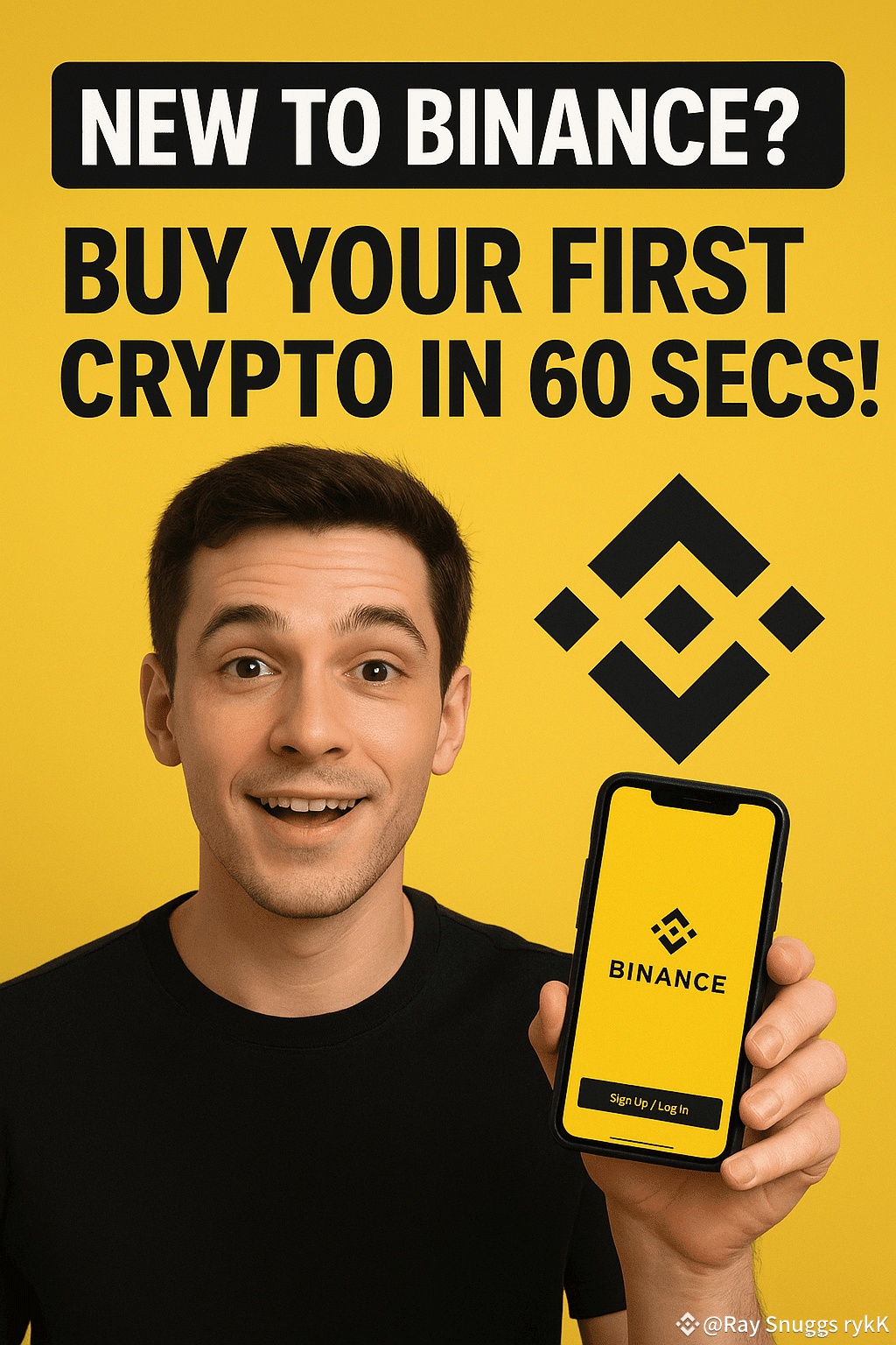 New to Binance? Buying your first crypto can be confusing, So Read this 60- second article to help | Ray Snuggs on Binance Square
