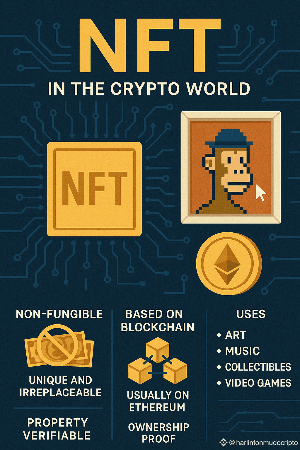 FAMILY THAT IS AN NFT An NFT (short for Non-Fungible Token) |  harlintonmundocripto on Binance Square