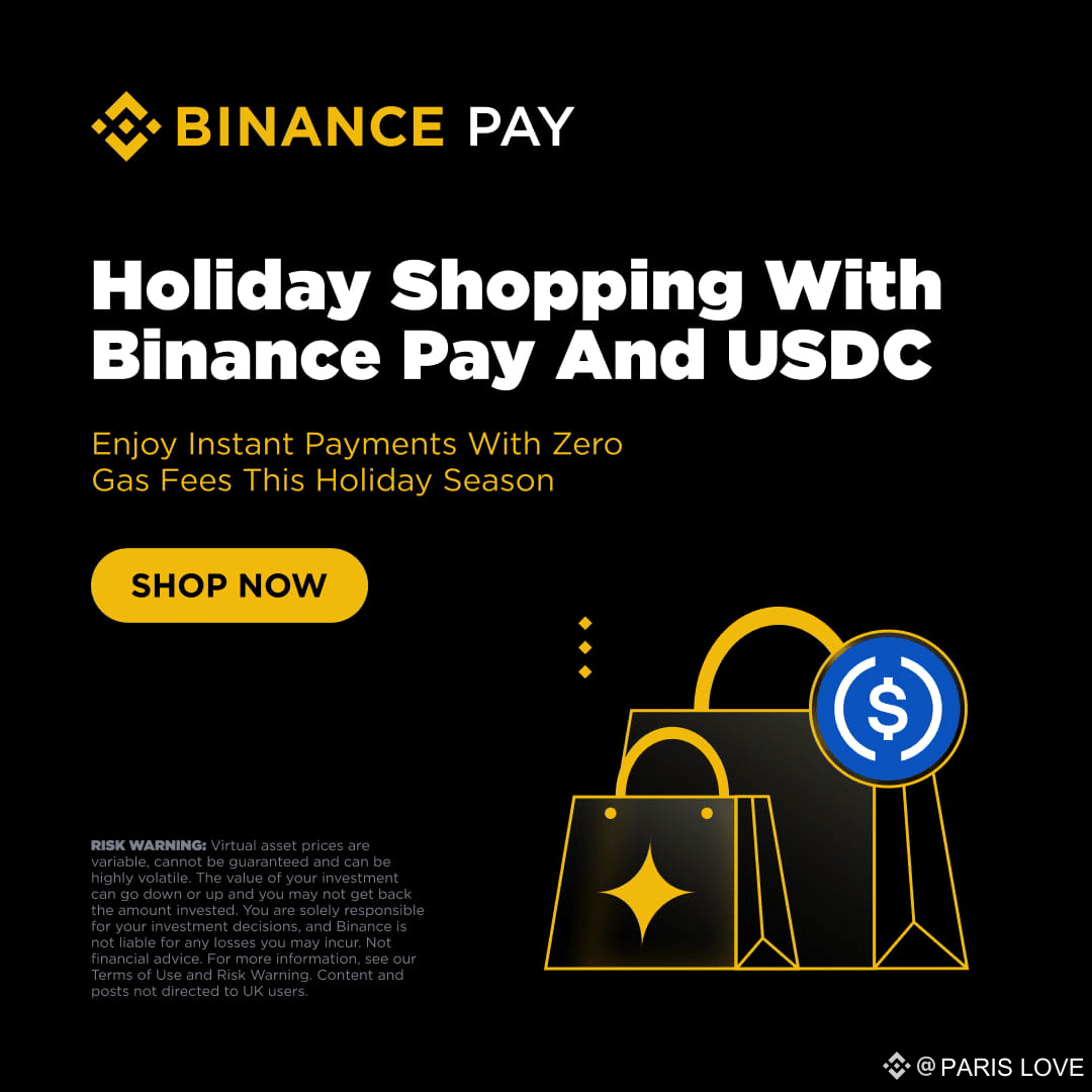 El Black Friday se ha vuelto aún mejor! Compra con USDC en | P A R I S L O  V E på Binance Square