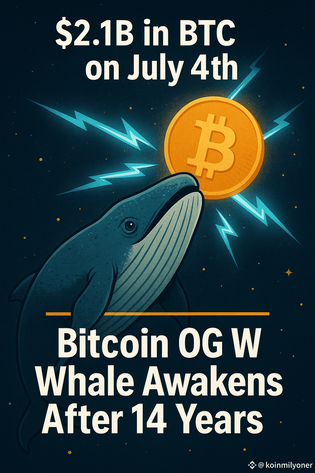 🐋 Bitcoin OG Whale Awakens After 14 Years — Moves $2.1B in | koinmilyoner  on Binance Square