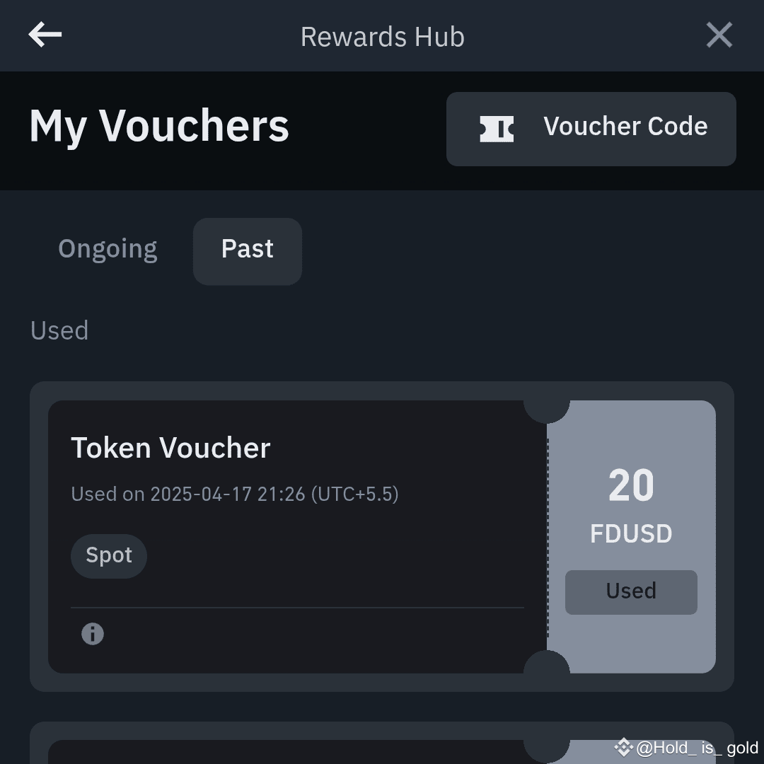 🎉 I JUST GOT $20 FDUSD SPOT VOUCHER IN MY REWARD HUB💰🎁 H | Hold_ is ...