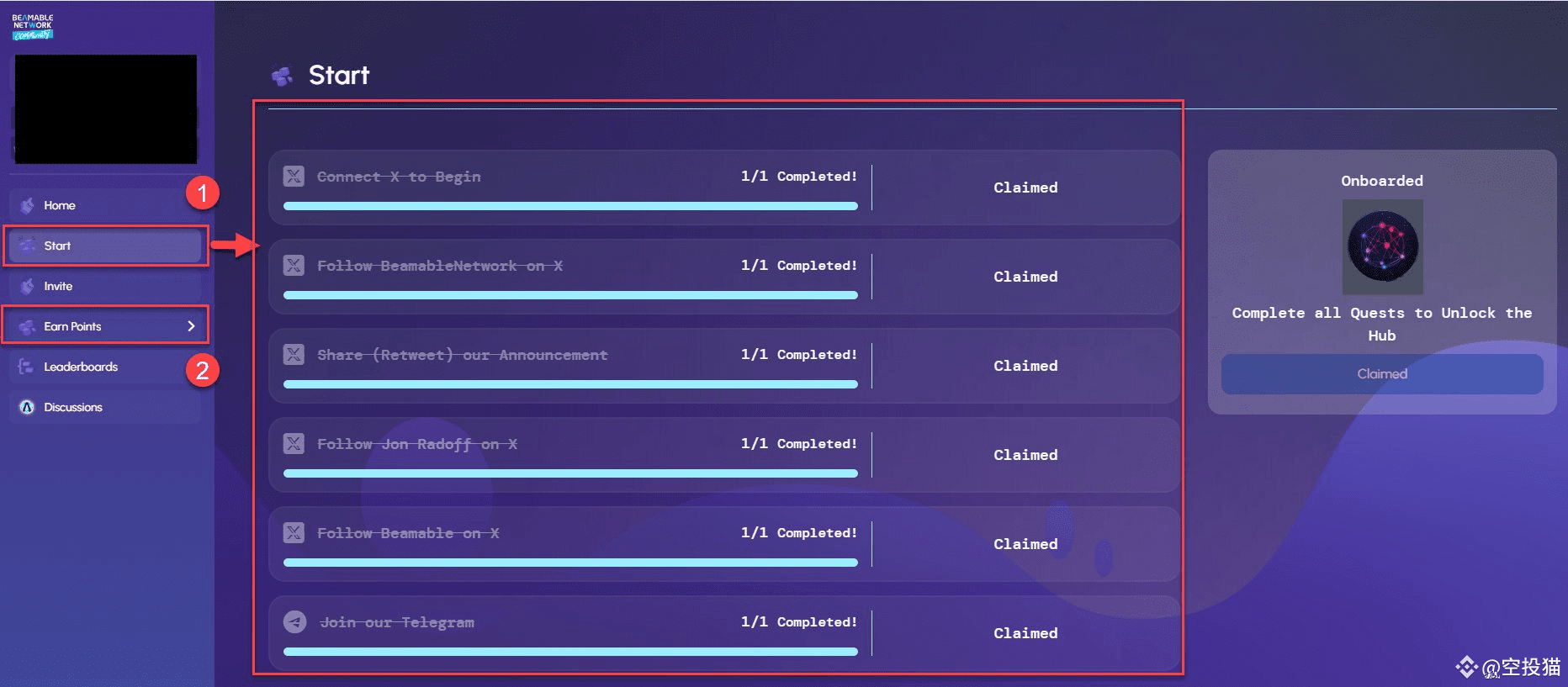 🚀Beamable 居然融了1350个W，那阿猫不得撸起来了？ 简单了解：Beamable 是一个开放的、可扩展的游| 我阿猫啊发布于币安广场