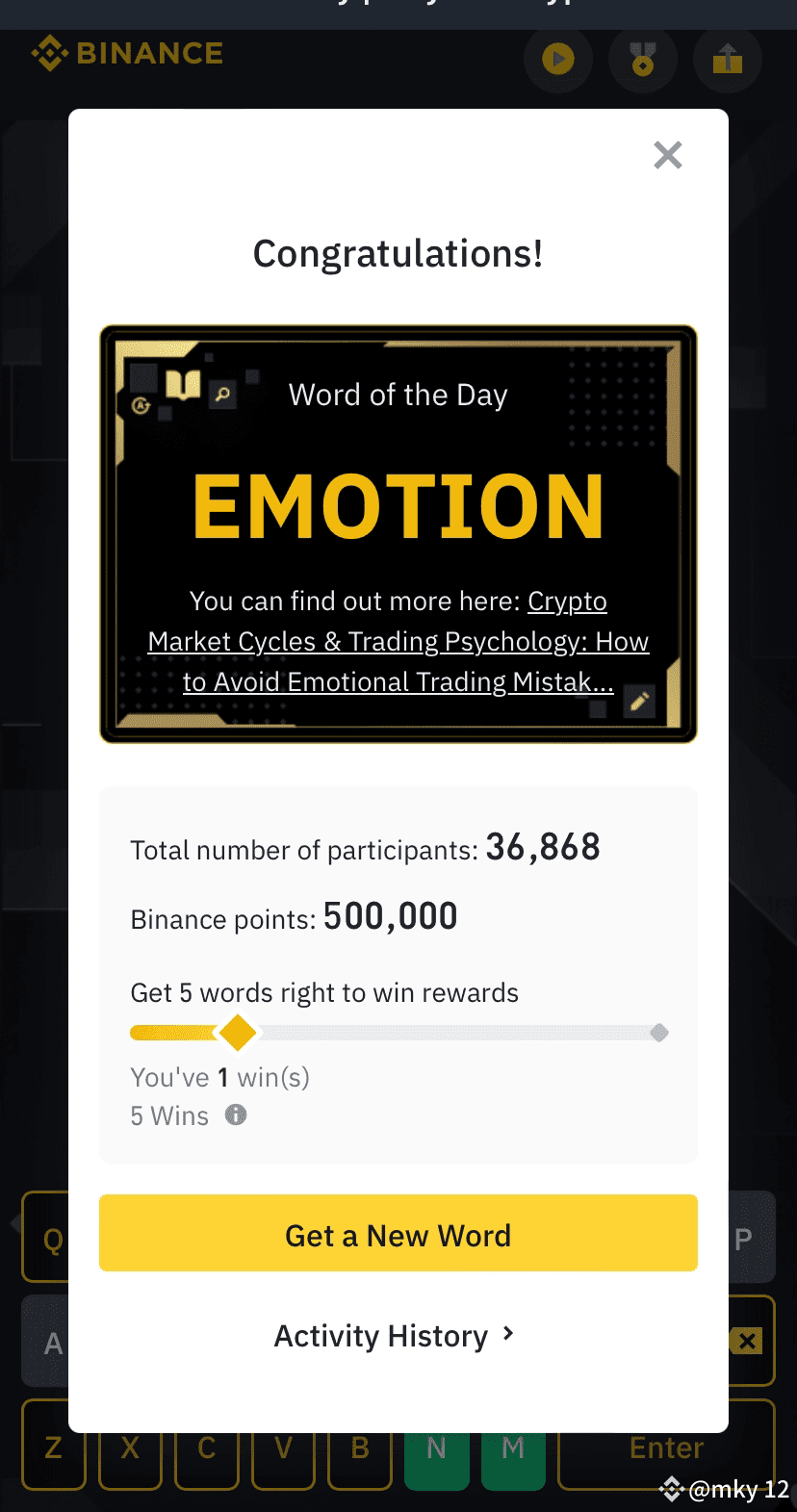 Latest #wordoftheday7letter News, Opinions and Feed Today | Binance Square