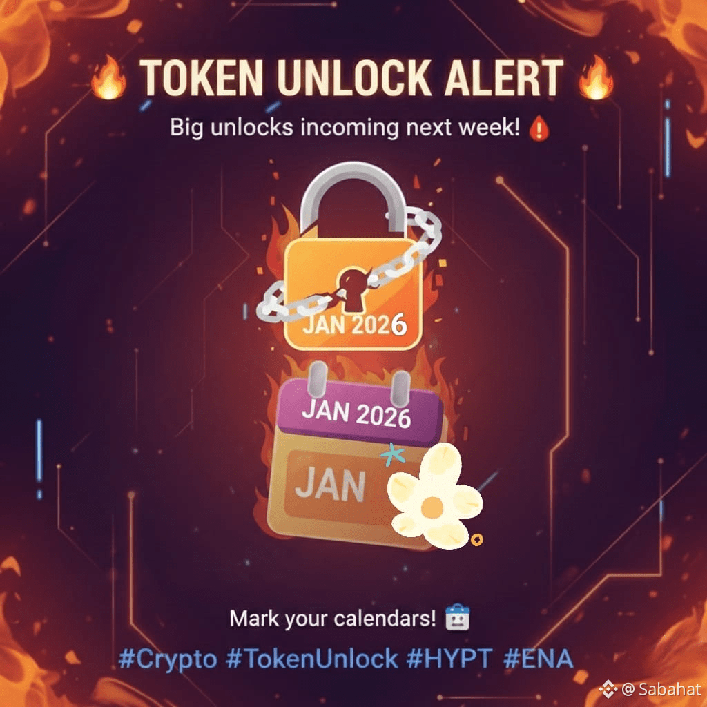 🔥 Alerta de Desbloqueo de Token 🔥 ¡Grandes desbloqueos se | Sabahat en  Binance Square