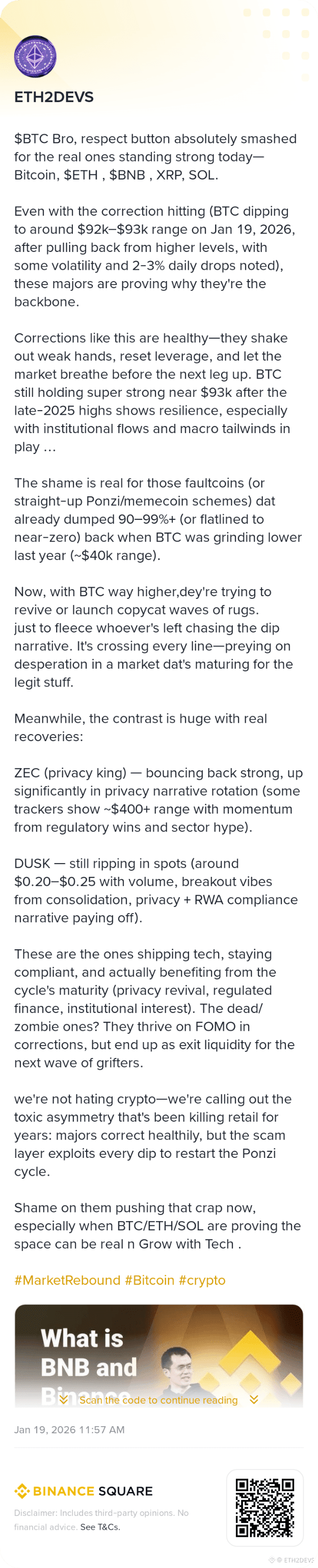 Latest #realitycheck News, Opinions and Feed Today | Binance Square