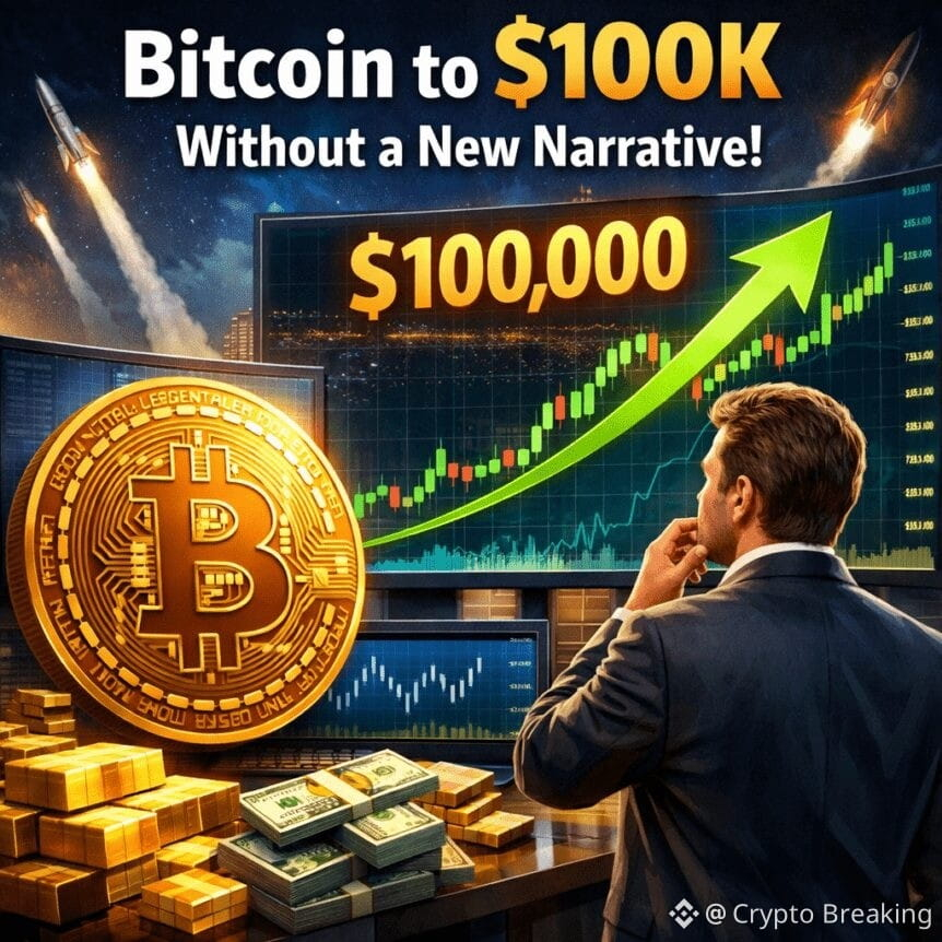 Analyst: Bitcoin Can Reclaim $100k Without A New Narrative