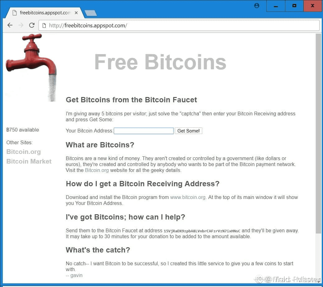 Exactly 15 years ago, in 2010, a bitcoin faucet was launched | Trad -  Master on Binance Square