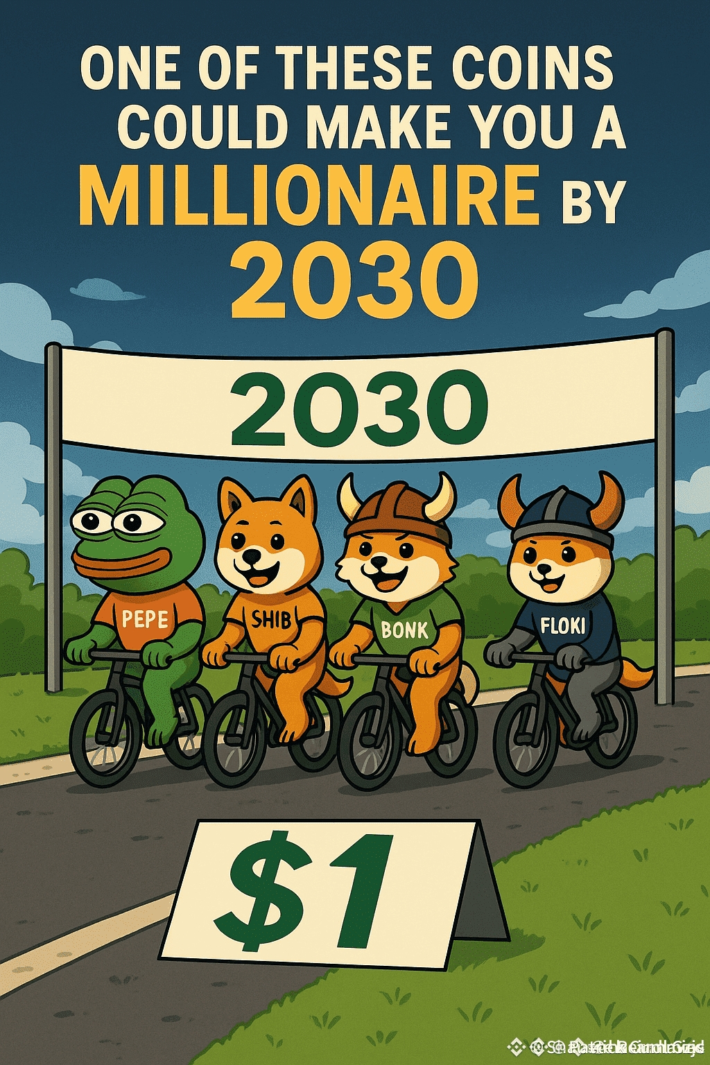 One Dollar to Millionaire? Pepe, SHIB, BONK, or FLOKI — one | Patrick  Cummins on Binance Square