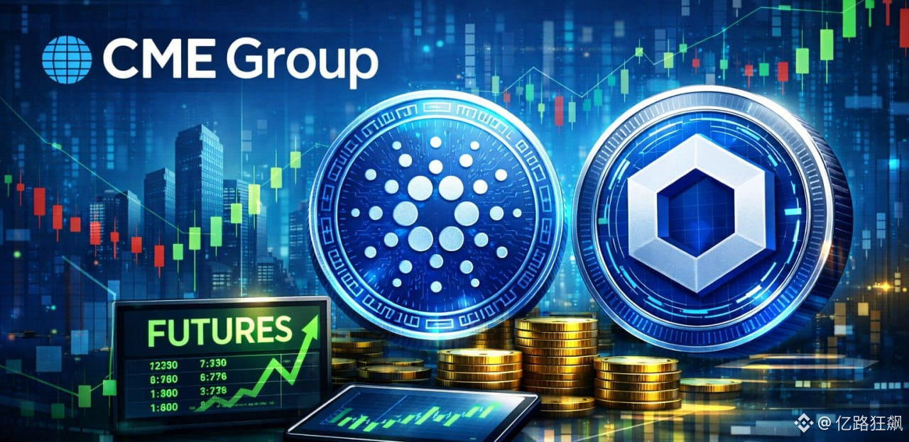 突発ニュース🆕 世界最大の先物取引所シカゴ・マーカンタイル取引所(CME)が$ADA と$LINKを発表します これは | 亿路狂飙 －  Binance Square