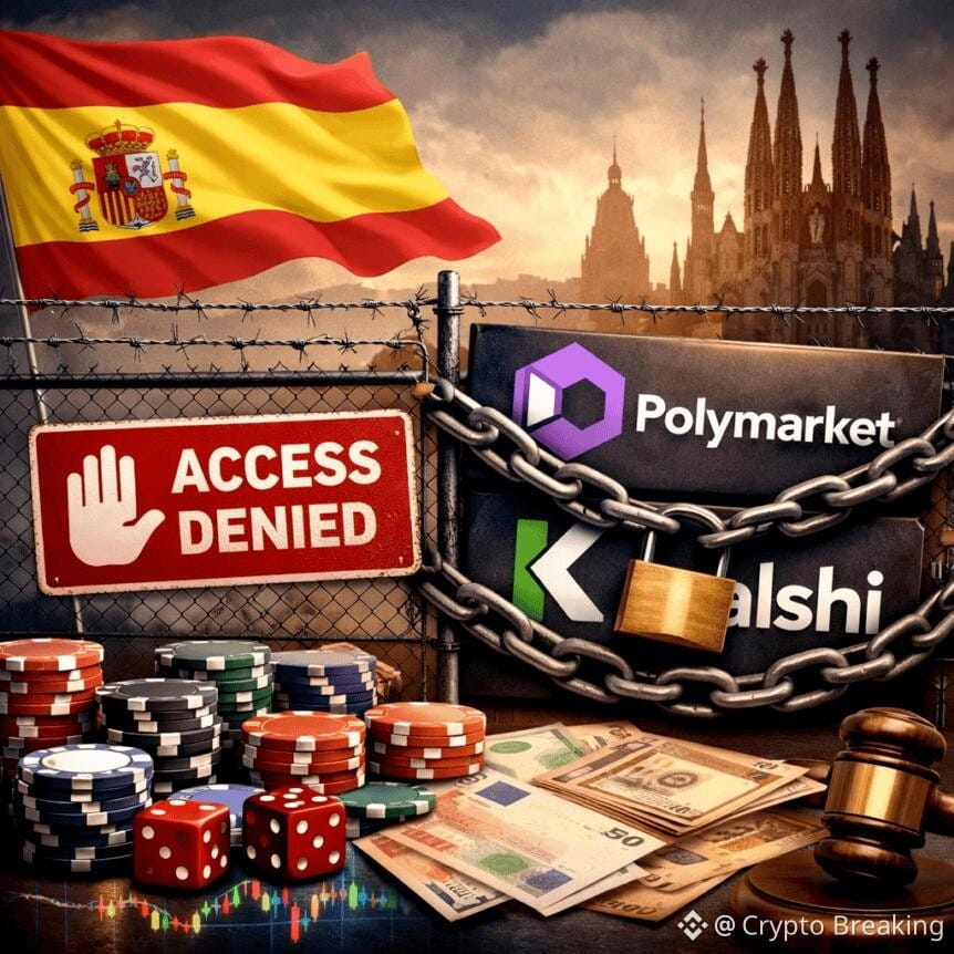 Spain Blocks Polymarket And Kalshi Over Gambling-Law Rules