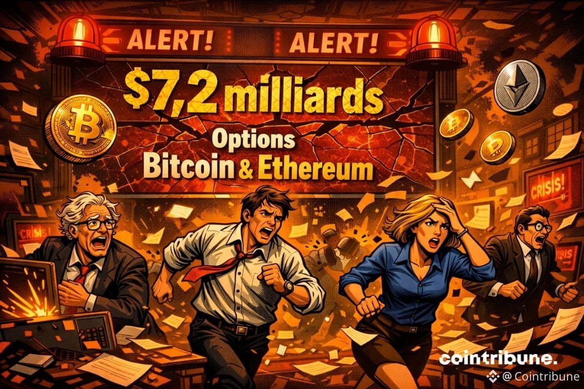 Expiration massive d’options Bitcoin et Ethereum.