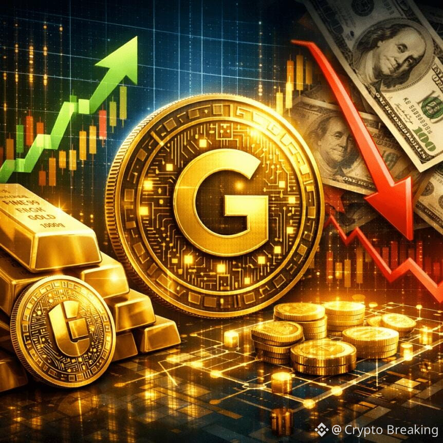 Gold's Digital Rally Signals Dollar Pressure As Tokenized Gold Surges