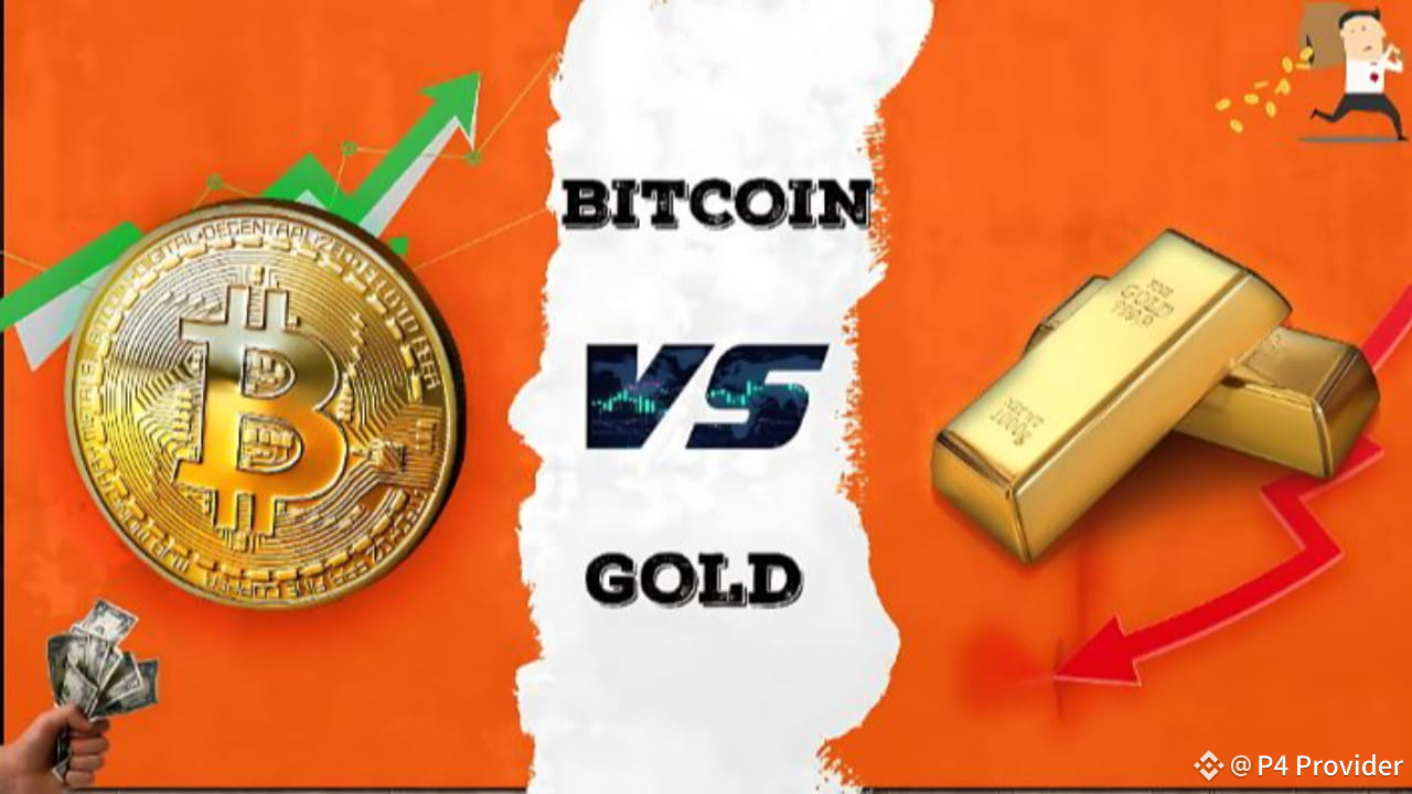 Bitcoin vs Gold | Which Will Blast More? | P4 Provider on Binance Square