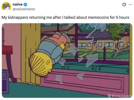 Meme about my kidnappers returning me after I talked about memecoins
