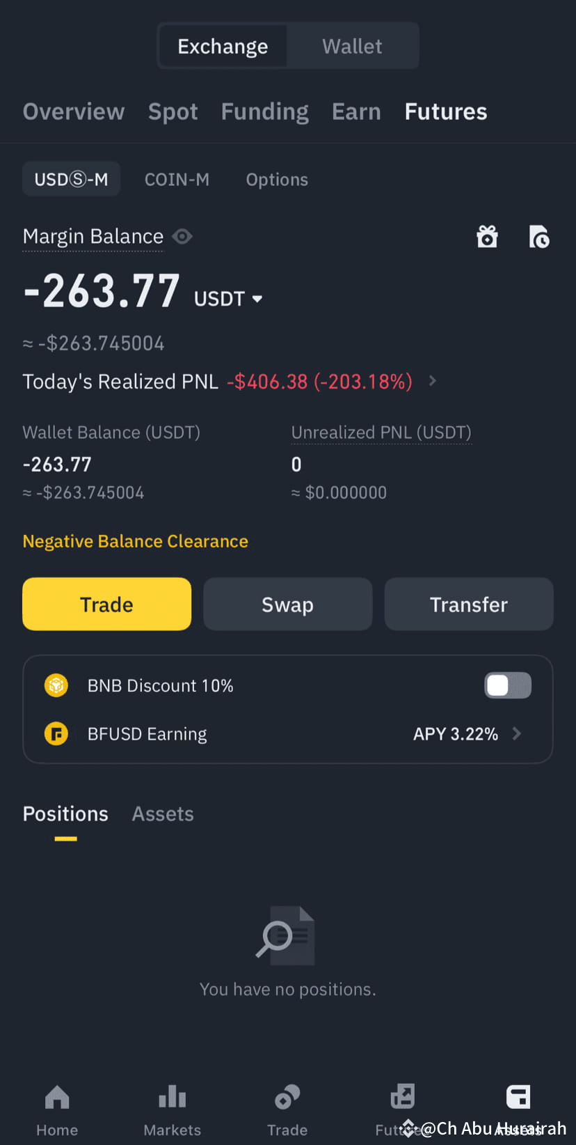 Be careful ! I traded on 200$ in Future but I lost all | Ch Abu Hurairah on  Binance Square