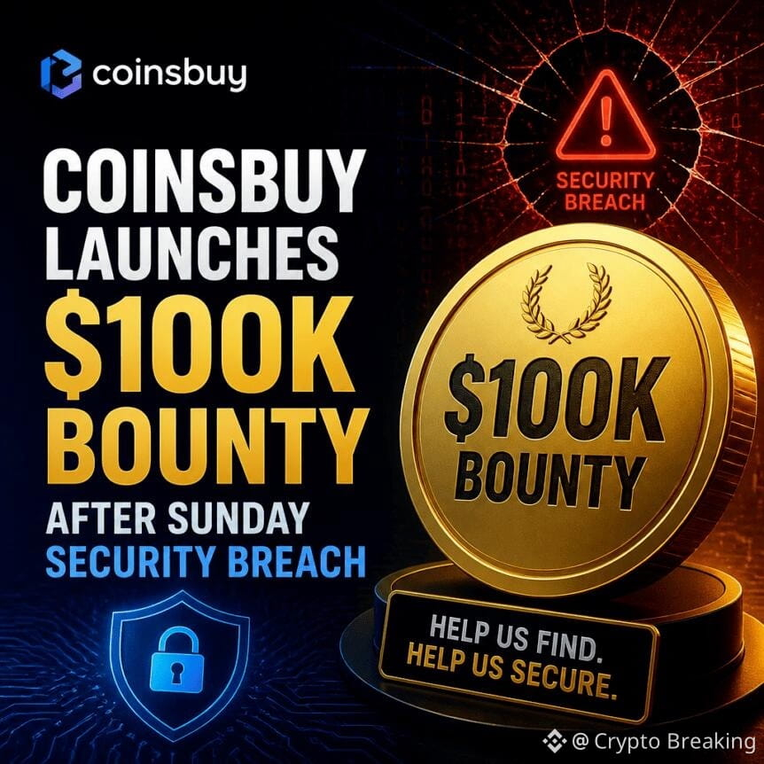 Coinsbuy Launches $100k Bounty After Sunday Security Breach