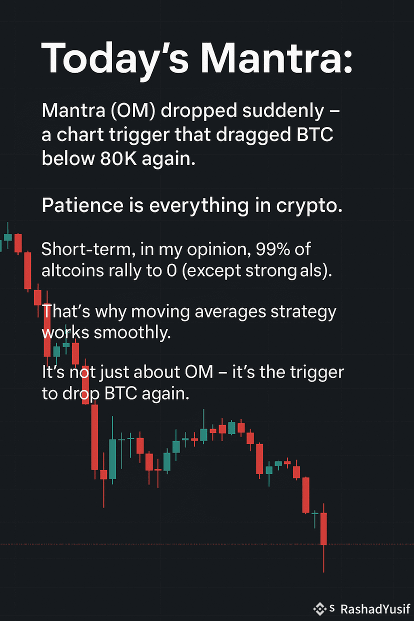 OM (OM) saw a sudden drop today — a clear reminder of how | RashadYusif på  Binance Square