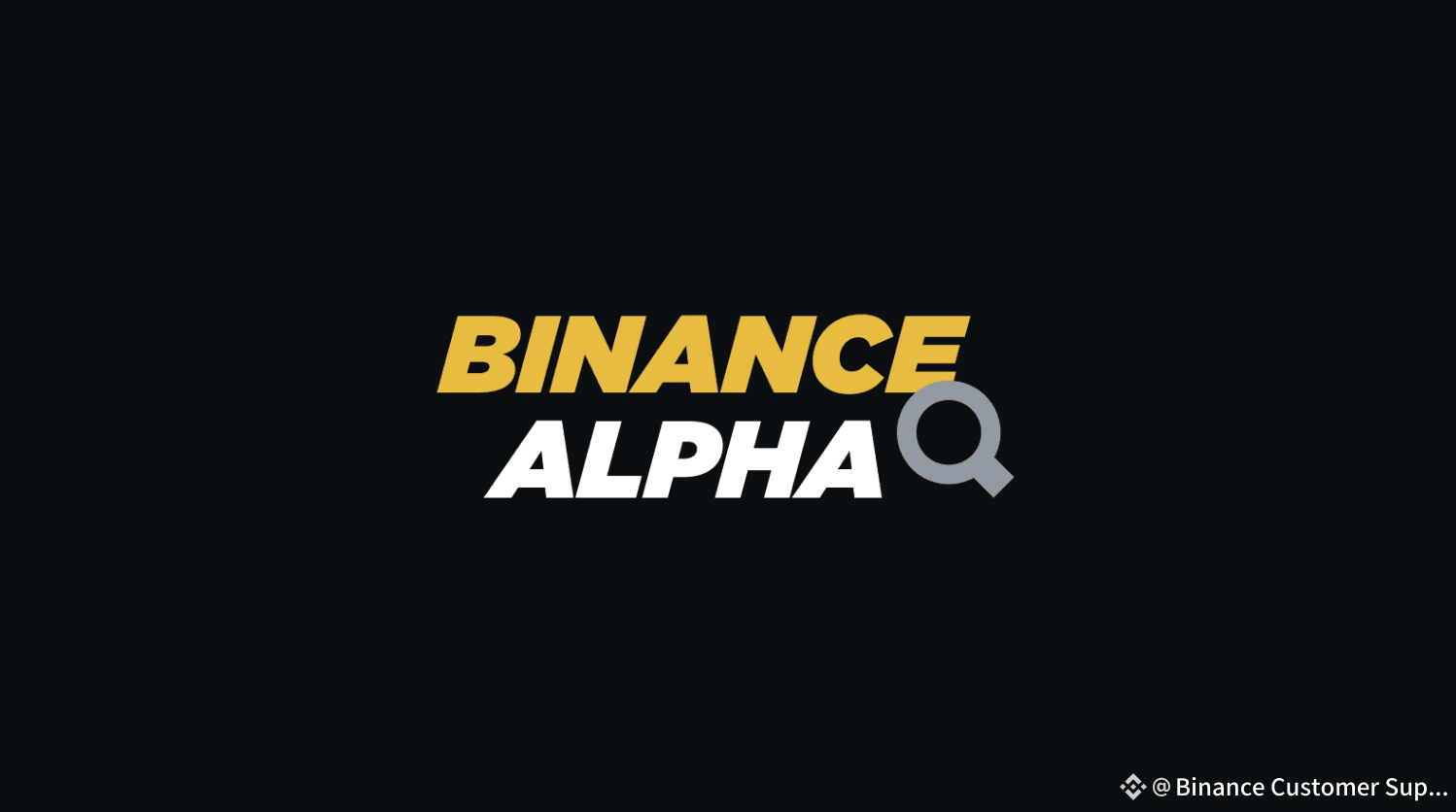 Discover Binance Alpha your go-to resource for in-depth | Binance Customer  Support on Binance Square