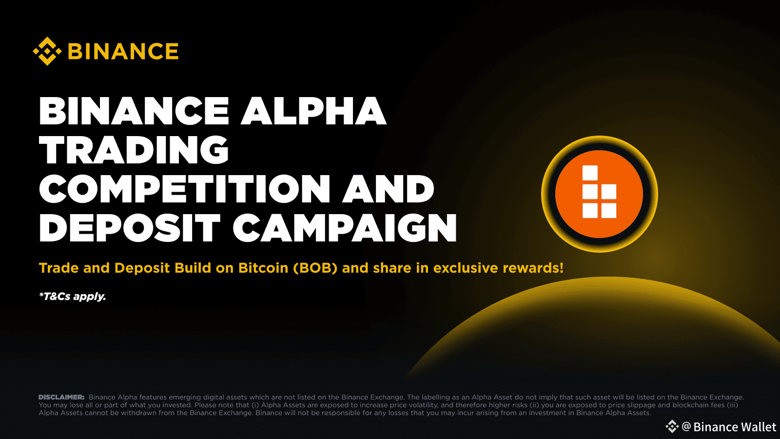 Join the #Binance BOB Trading Competition and Deposit | Binance Wallet on  Binance Square