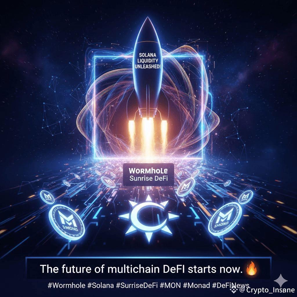🚀 SOLANA 流動性釋放! 🚀 $SOL Wormhole 剛剛推出了Sunrise DeFi，一個承諾爲S |  幣安廣場上的Crypto_Insane Official