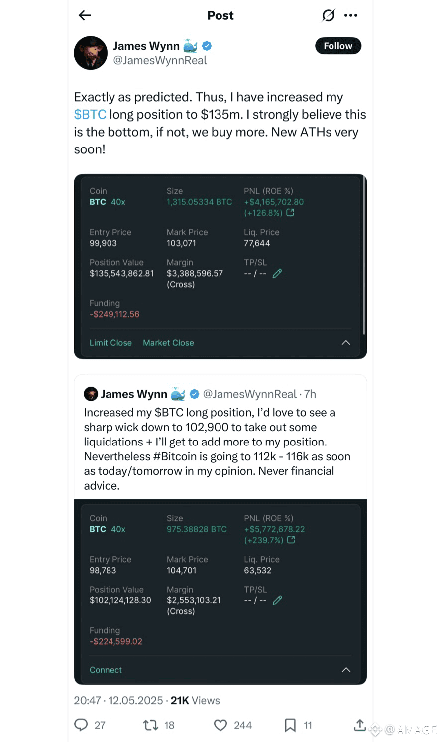 🚨🚨THE WHALE SIGNAL: ARE WE ABOUT TO WITNESS A NEW BITCOIN | AMAGE on  Binance Square