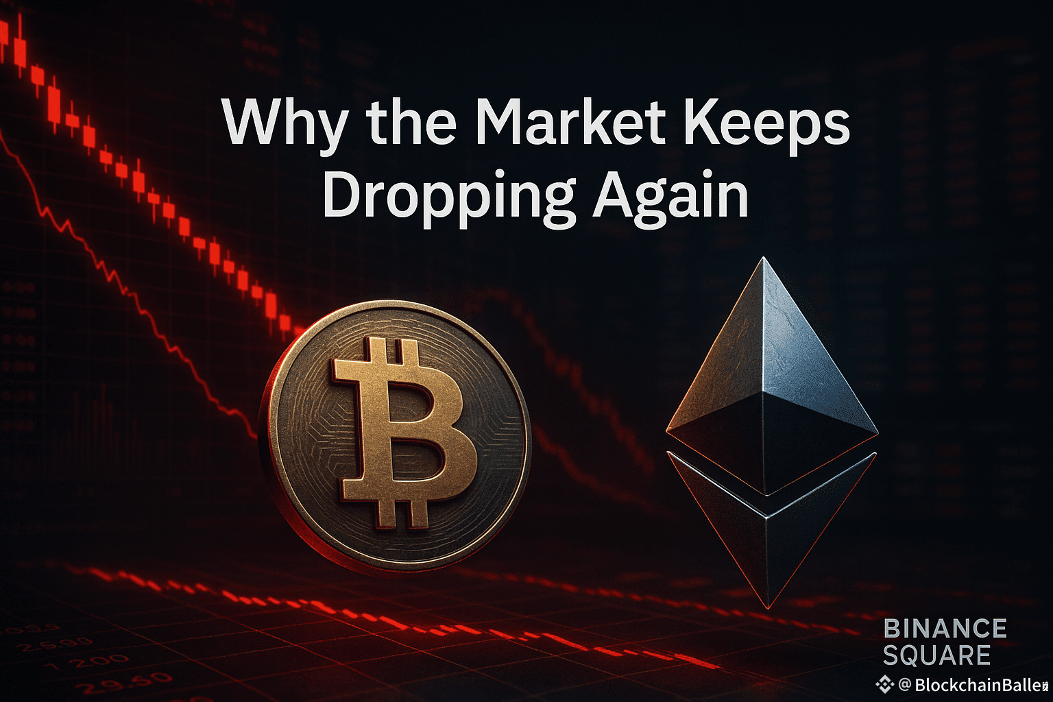 People keep asking why the market is dropping again and | BlockchainBaller  on Binance Square