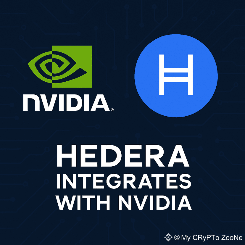 The collaboration between Hedera Hashgraph ($HBAR ) and | My CRyPTo ZooNe  on Binance Square
