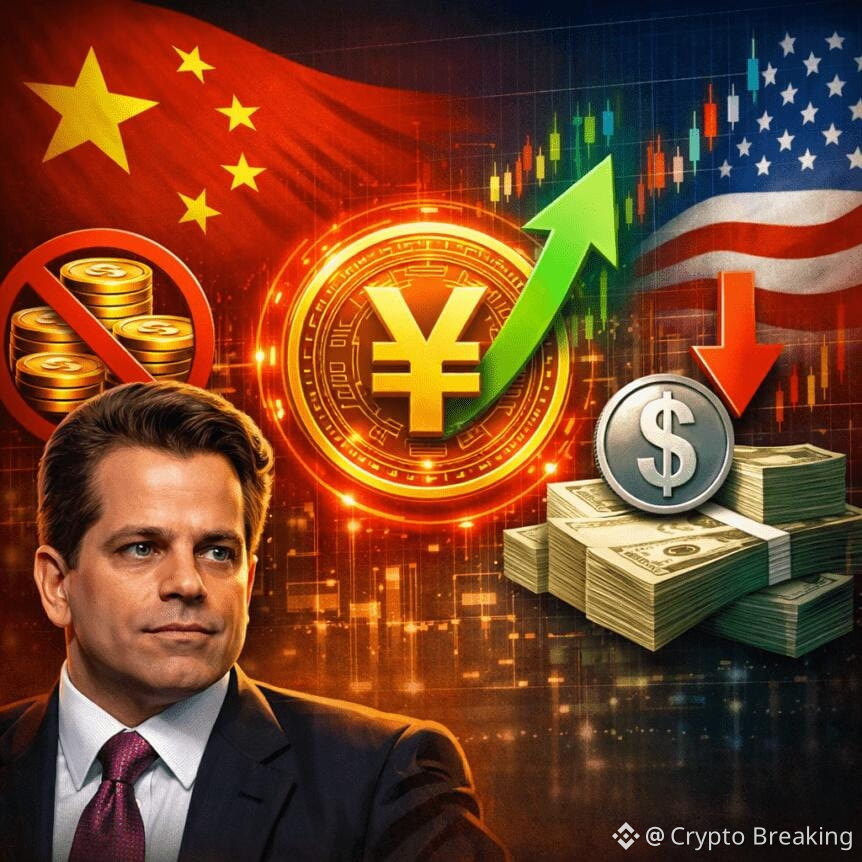 Stablecoin Yield Prohibition Boosts Digital Yuan Over Usd, Scaramucci