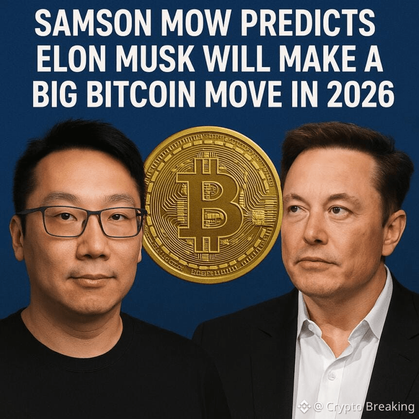 Samson Mow Predicts Elon Musk Will Make A Big Bitcoin Move In 2026