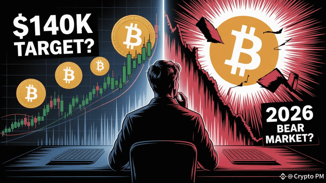 Bitcoin Might Touch $140K This Year — But 2026 Could Be Brutal | Crypto PM  on Binance Square
