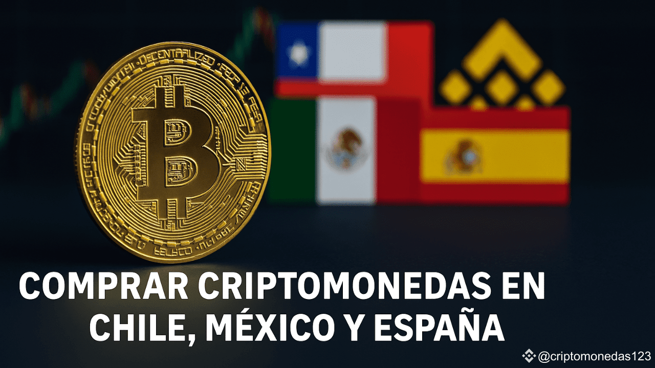 Buy cryptocurrencies in Chile / Mexico / Spain | criptomonedas123 on  Binance Square