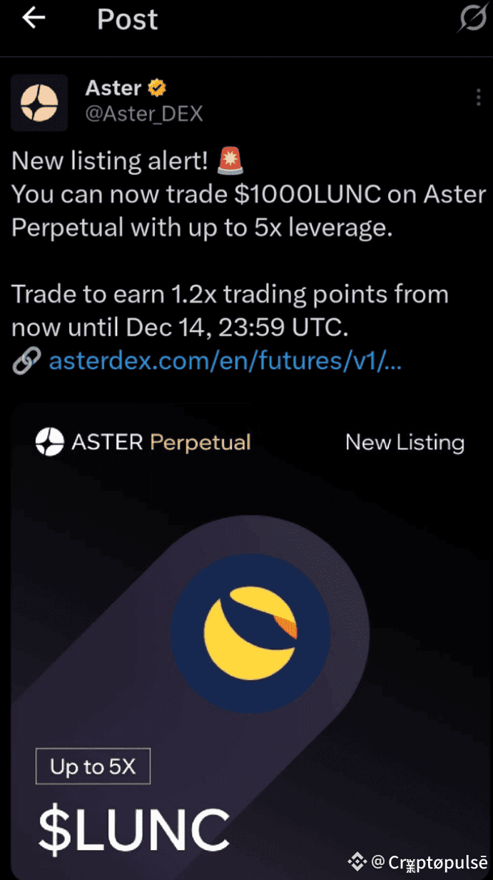 LUNC Listing Alert! 🚨 Major Exchange Listing on December | AlphaSignalLab  on Binance Square