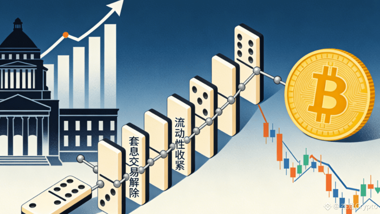 日本加息未至，比特幣已先跌？解析多米諾效應與後續走勢| 幣安廣場上的杰恩Crypto