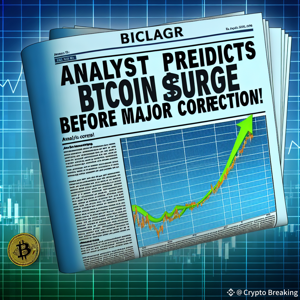 Analyst Predicts Bitcoin Surge To $135k Before Major Correction!