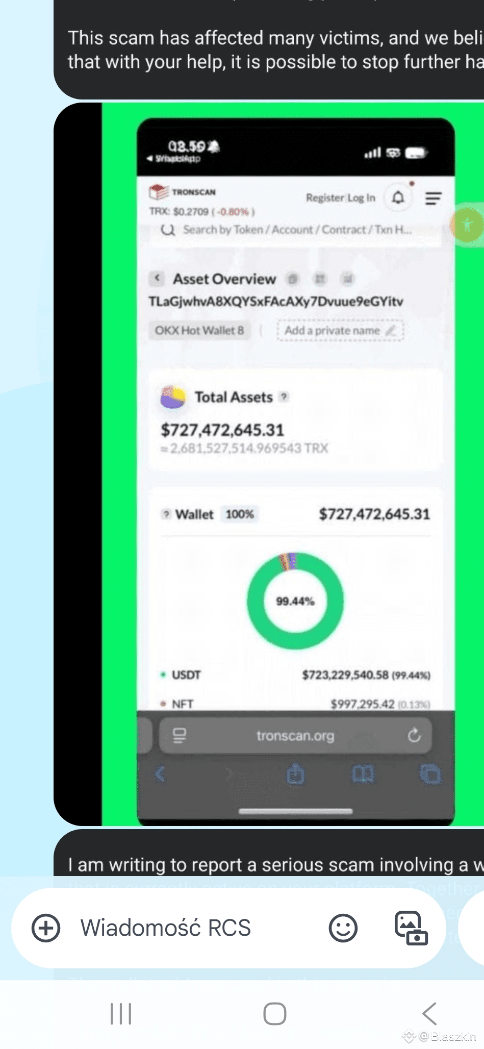 Huge fraud!!! SCAM!!! The company Spaceaius withdrew over | Blaszkin on  Binance Square