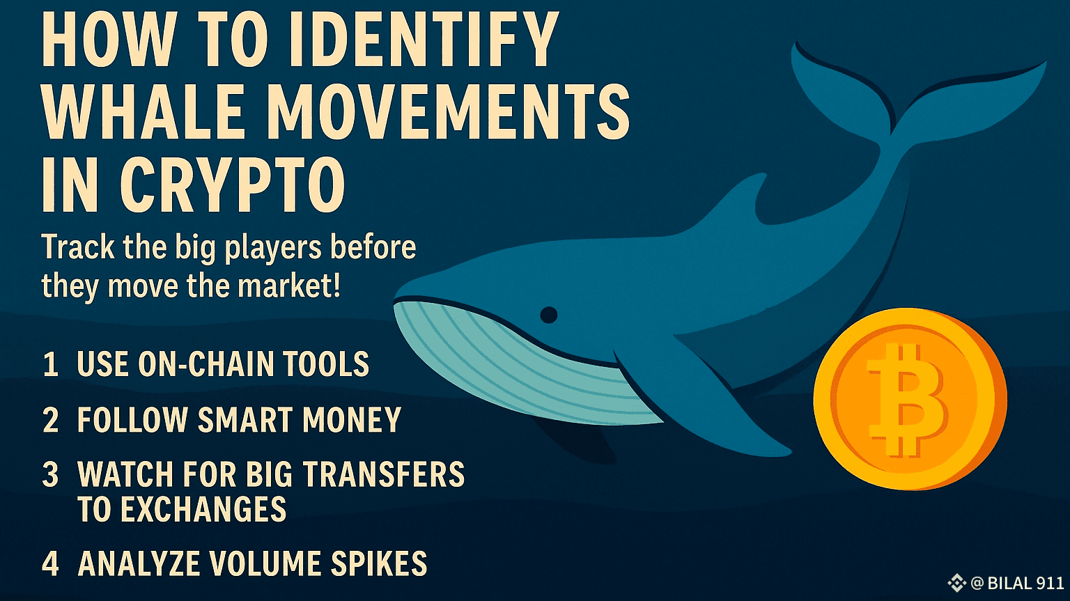 How to Identify Whale Movements in Crypto | BILAL 911 on Binance Square